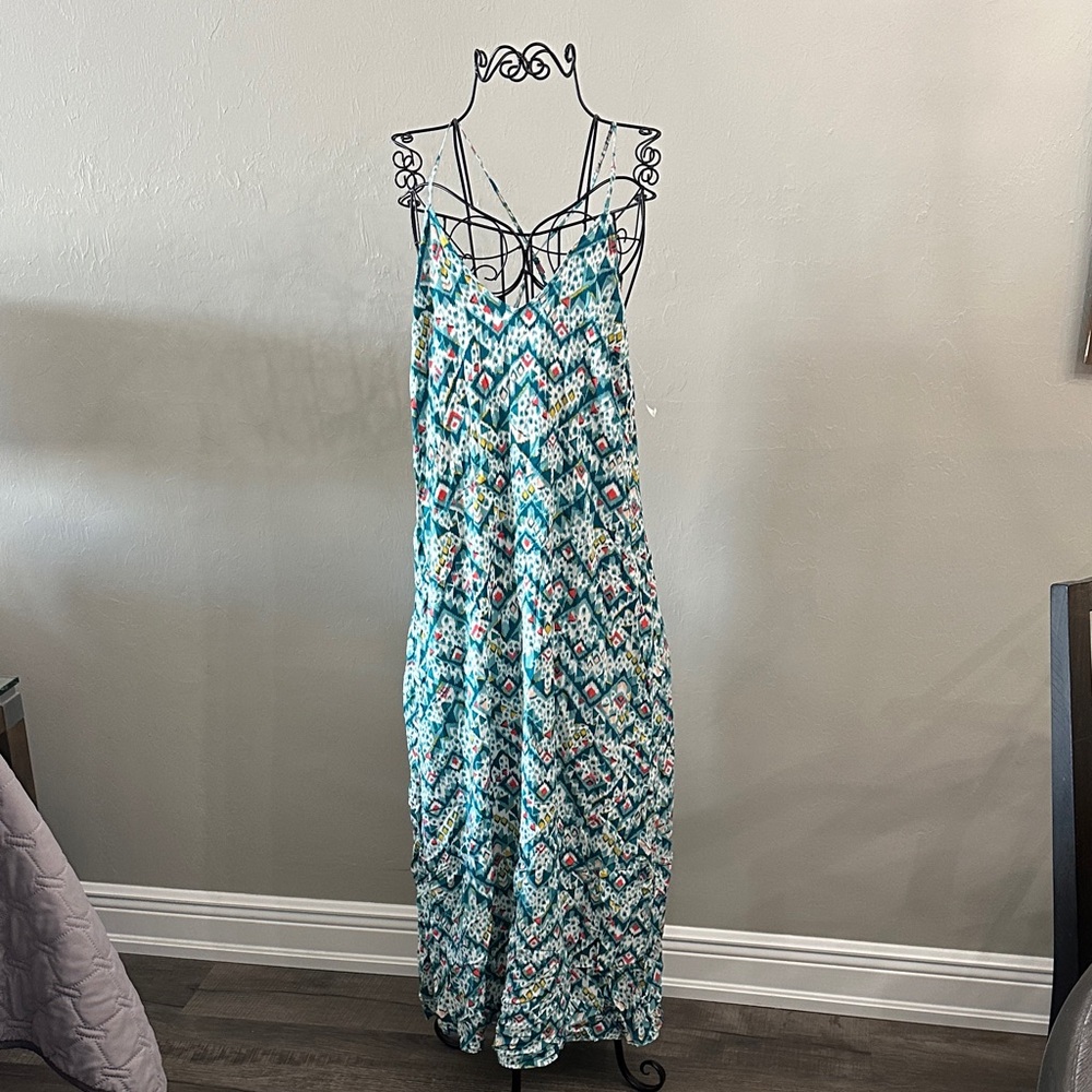 Old Navy Colorful Geometric Maxi Dress